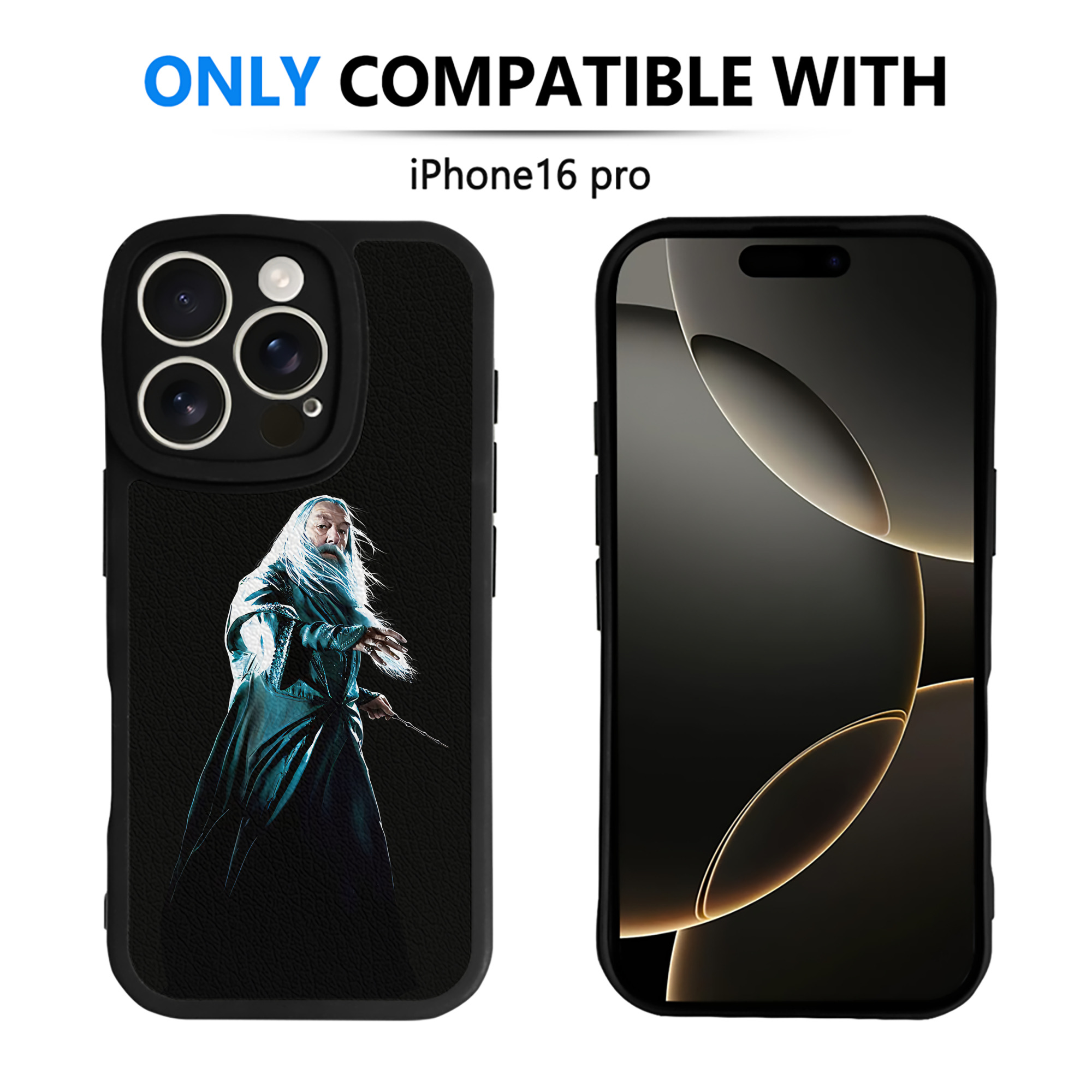 （画像用） Harry Potter ハリー・ポッターシリーズ 【iPhone 16シリーズ対応】シリコンスマホケース（レザー調） 材質：シリコン